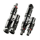 Rich Solar 10 Gauge 50 Feet Solar Extension Cable and Parallel Connectors.